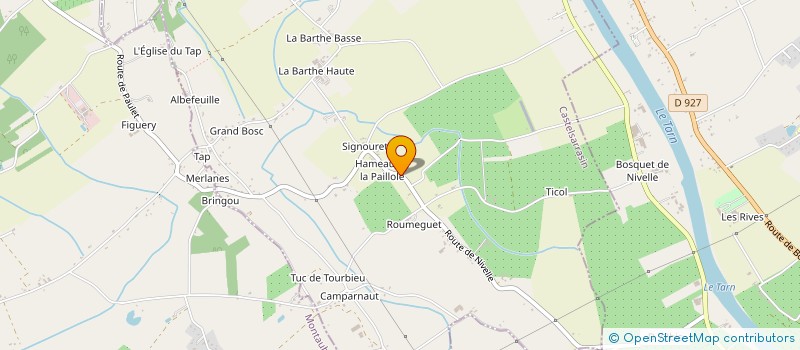 localisation de l'entreprise MADAME JEANNE COMBA  ALBEFEUILLE-LAGARDE