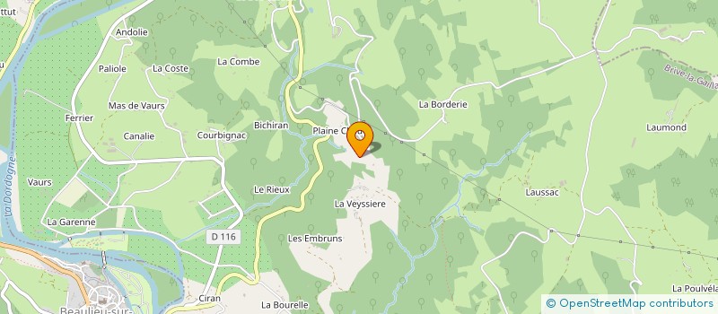 localisation de l'entreprise MADAME JEANNE CONDAMINE à ALTILLAC