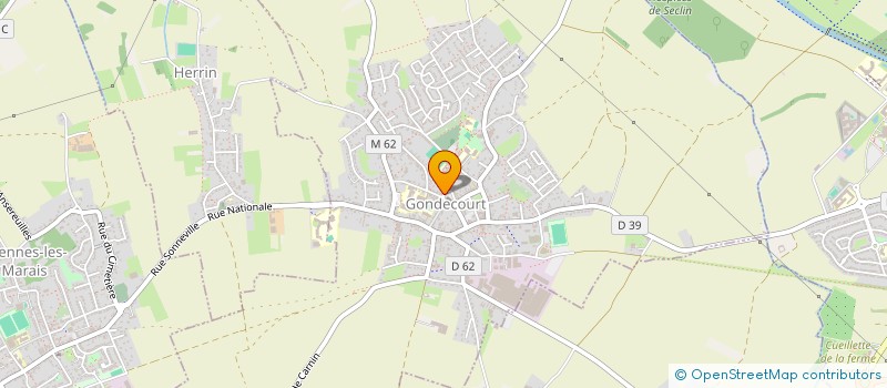 localisation de l'entreprise MADAME JEANNE CORRIERE  GONDECOURT