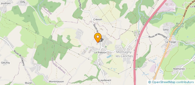 localisation de l'entreprise MADAME JEANNE COSTER  MONTAGNY-LES-LANCHES