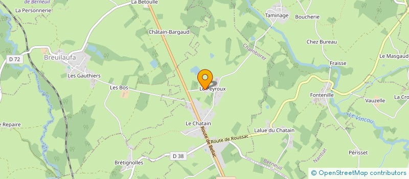 localisation de l'entreprise MADAME JEANNE COURONNAT à COMPREIGNAC