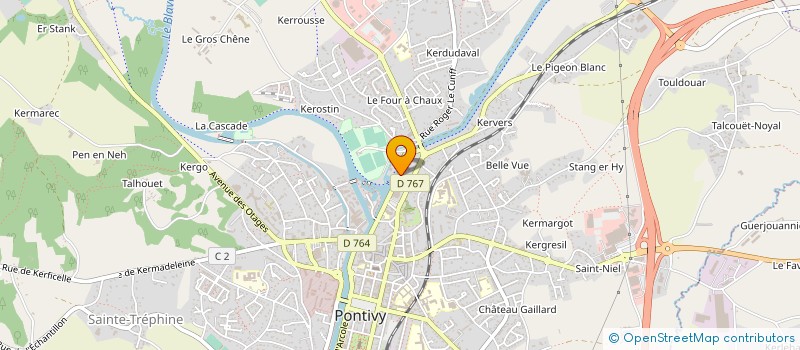 localisation de l'entreprise MADAME JEANNE CRISTOFANI  PONTIVY