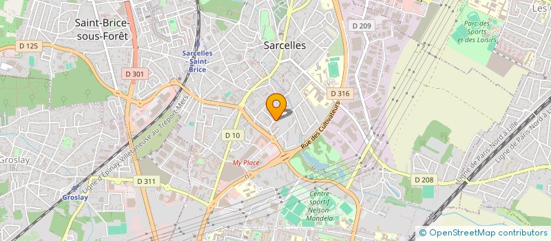 localisation de l'entreprise MADAME JEANNE D'ARC BOUM NKETA  SARCELLES