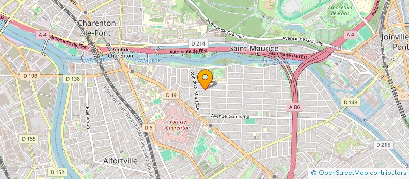 localisation de l'entreprise MADAME JEANNE DANIEL  MAISONS-ALFORT