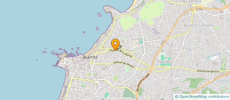 localisation de l'entreprise MADAME JEANNE DARMENDARITZ à BIARRITZ