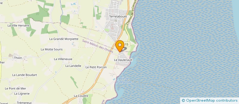 localisation de l'entreprise MADAME JEANNE DARTIGE DU FOURNET  SAINT-MELOIR-DES-ONDES