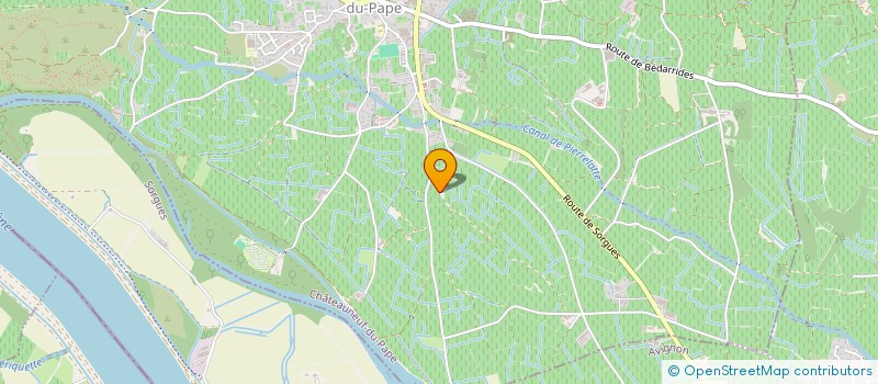 localisation de l'entreprise MADAME JEANNE DE BIMARD  CHATEAUNEUF-DU-PAPE