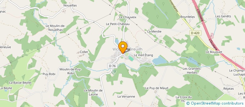localisation de l'entreprise MADAME JEANNE DE LA BACHELLERIE à SAINT-JEAN-LIGOURE
