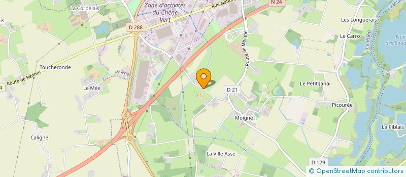 localisation de l'entreprise MADAME JEANNE DE PARSCAU DU PLESSIX à LE RHEU