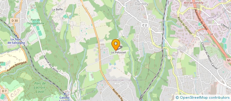 localisation de l'entreprise MADAME JEANNE DE PERTHUIS  DARDILLY