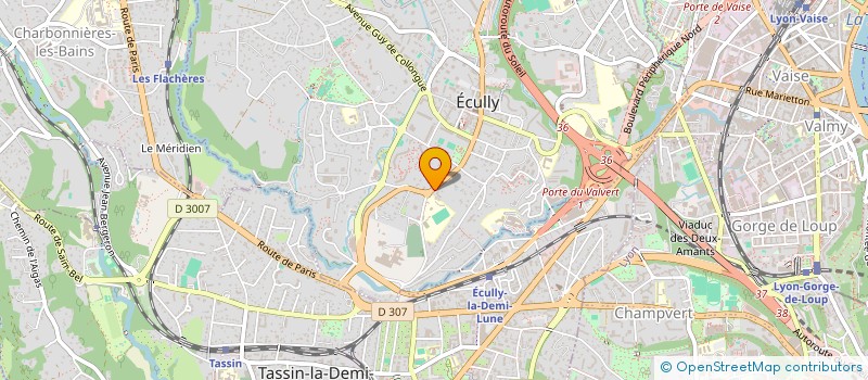 localisation de l'entreprise MADAME JEANNE DE REINACH  ECULLY