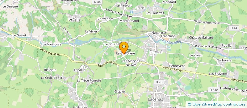 localisation de l'entreprise MADAME JEANNE DEAL à PORTE-DES-PIERRES-DOREES