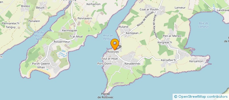 localisation de l'entreprise MADAME JEANNE DEGUDE  LOPERHET