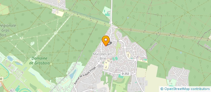 localisation de l'entreprise MADAME JEANNE DEGUEURCE  LESIGNY