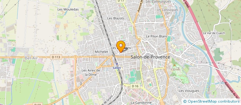 localisation de l'entreprise MADAME JEANNE DEHAYE  SALON-DE-PROVENCE