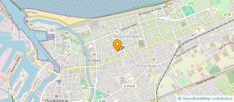localisation de l'entreprise MADAME JEANNE DEHEUNYNCK à DUNKERQUE