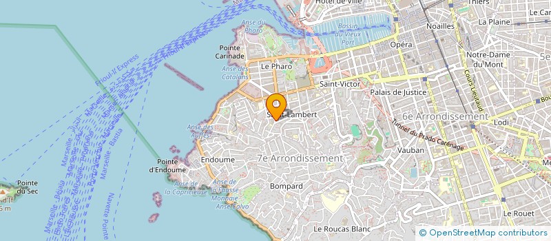 localisation de l'entreprise MADAME JEANNE DEL CORO à MARSEILLE