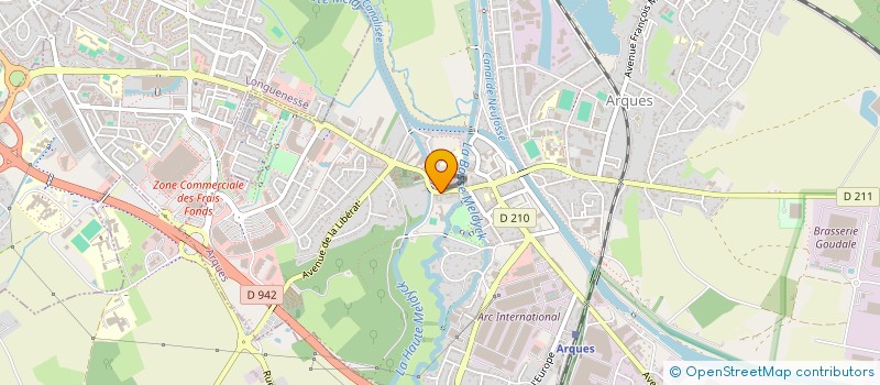 localisation de l'entreprise MADAME JEANNE DELABRE  ARQUES