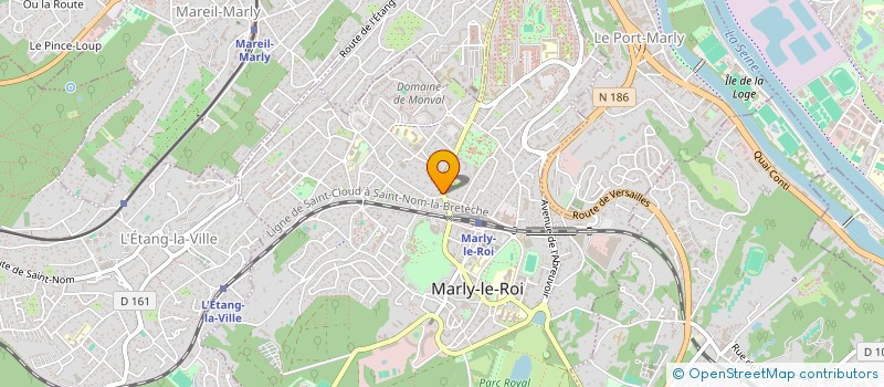 localisation de l'entreprise MADAME JEANNE DELAROCHE  MARLY-LE-ROI