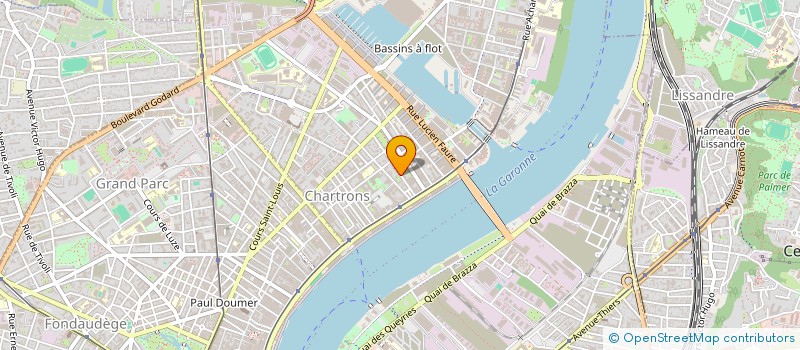 localisation de l'entreprise MADAME JEANNE DELIERE  BORDEAUX