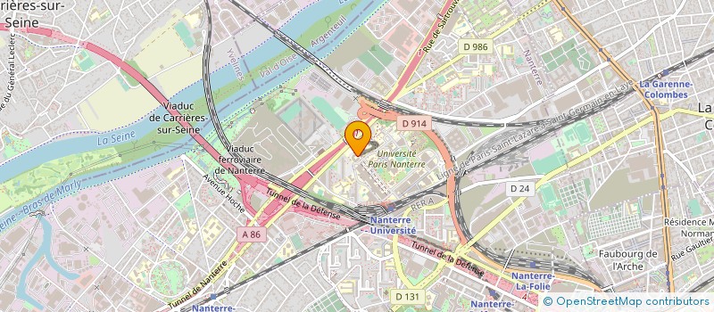 localisation de l'entreprise MADAME JEANNE DELPECH à NANTERRE