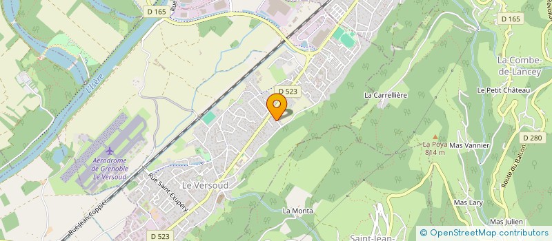 localisation de l'entreprise MADAME JEANNE DENIS  LE VERSOUD