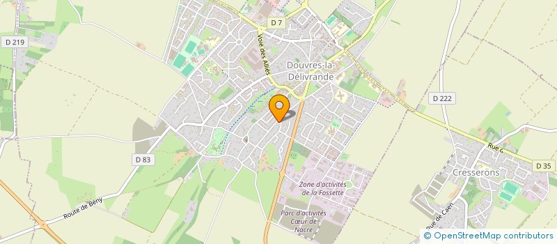 localisation de l'entreprise MADAME JEANNE DENIS  DOUVRES-LA-DELIVRANDE