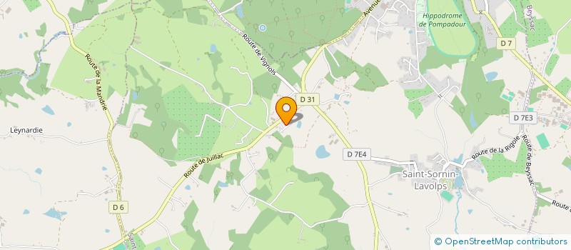 localisation de l'entreprise MADAME JEANNE DEVARISSIAS  SAINT-SORNIN-LAVOLPS
