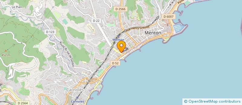 localisation de l'entreprise MADAME JEANNE DEVAUR à MENTON