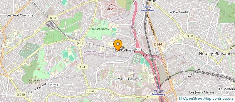 localisation de l'entreprise MADAME JEANNE DISSON  MONTREUIL