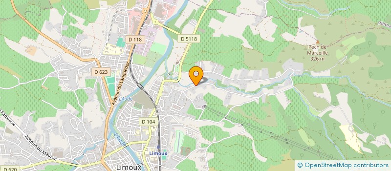 localisation de l'entreprise MADAME JEANNE DJIN LOBE à LIMOUX