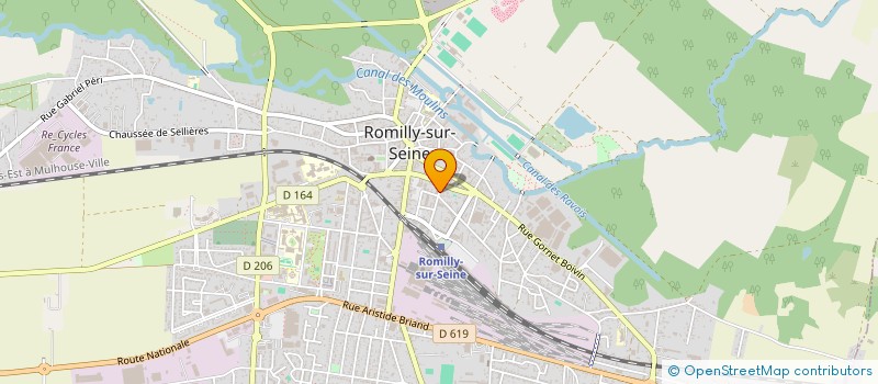 localisation de l'entreprise MADAME JEANNE DJUIKOM  ROMILLY-SUR-SEINE