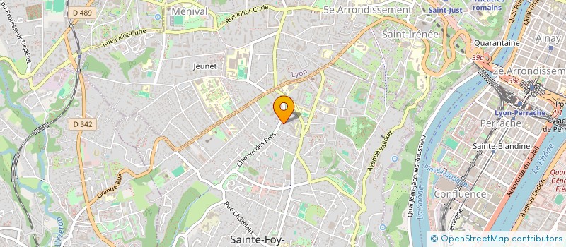 localisation de l'entreprise MADAME JEANNE DOLIGEZ  SAINTE-FOY-LES-LYON