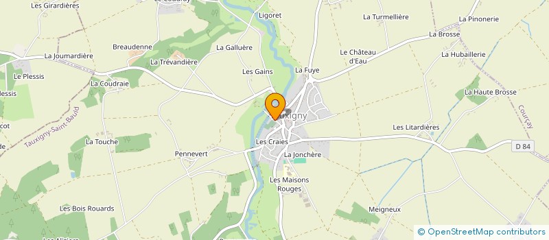 localisation de l'entreprise MADAME JEANNE-DOMINIQUE MARTIN  AUTUN