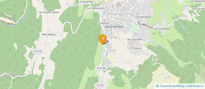 localisation de l'entreprise MADAME JEANNE DORIN à VILLARD-DE-LANS