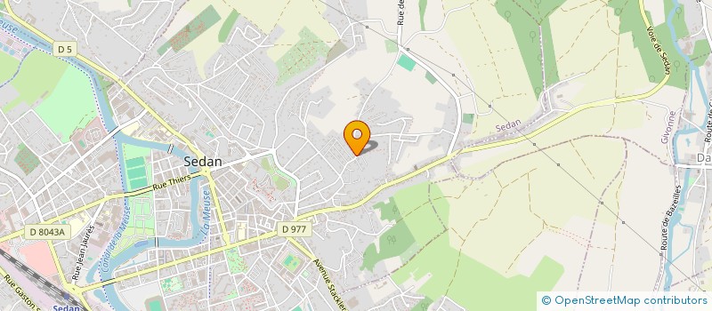 localisation de l'entreprise MADAME JEANNE DOUPEUX  SEDAN