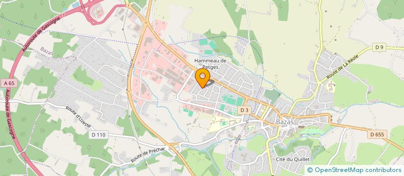 localisation de l'entreprise MADAME JEANNE DUBOURG  BAZAS