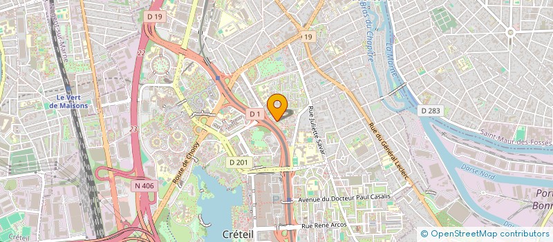 localisation de l'entreprise MADAME JEANNE DUCROS  CRETEIL