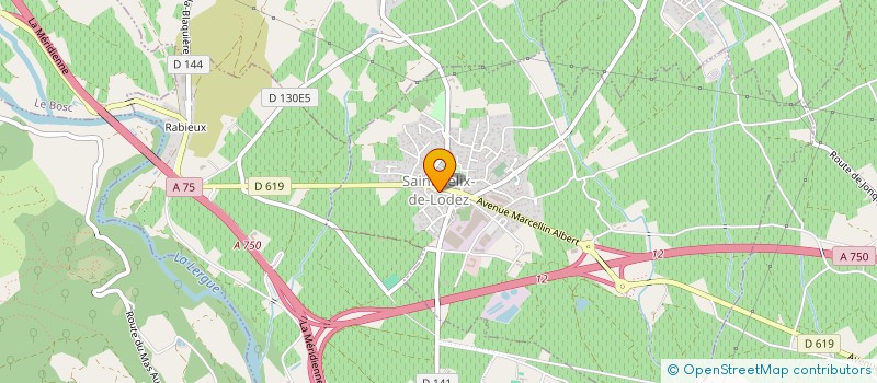 localisation de l'entreprise MADAME JEANNE DUCROT à SAINT-GUIRAUD