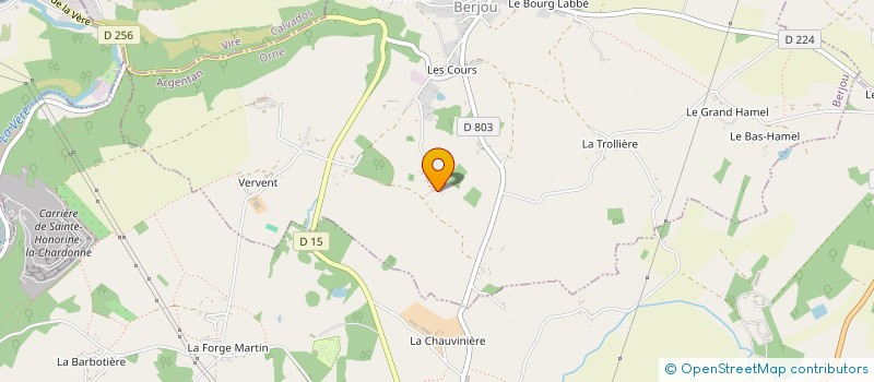 localisation de l'entreprise MADAME JEANNE DUFAY à BERJOU