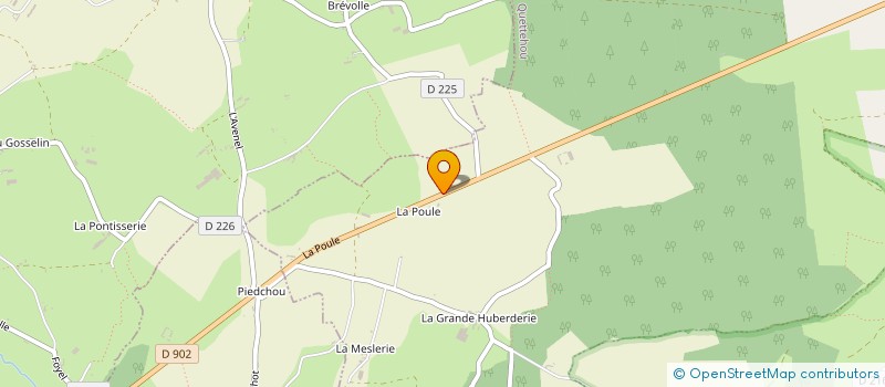 localisation de l'entreprise MADAME JEANNE DUFOUR  QUETTEHOU