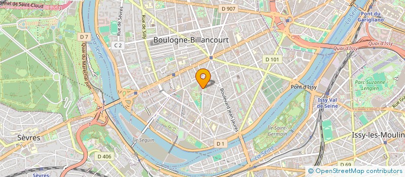 localisation de l'entreprise MADAME JEANNE DUGUINE à BOULOGNE-BILLANCOURT