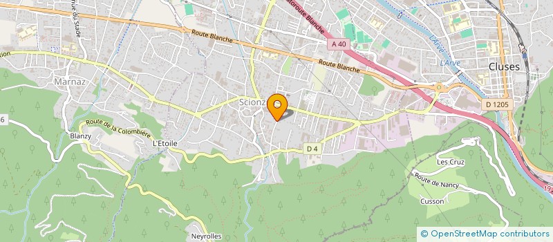 localisation de l'entreprise MADAME JEANNE DUJOURDHUI  SCIONZIER