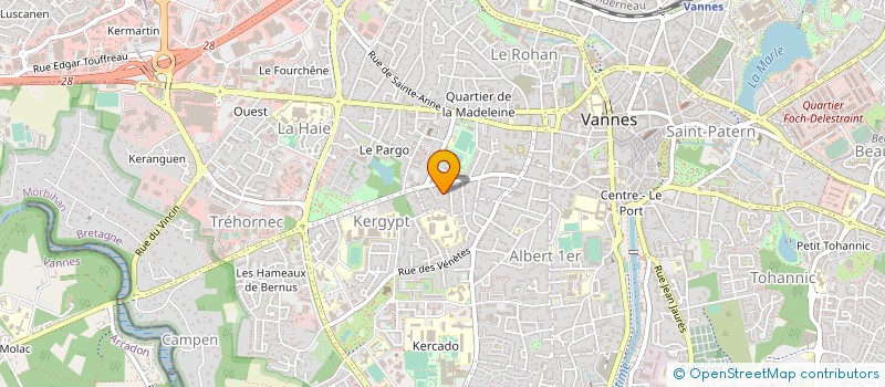 localisation de l'entreprise MADAME JEANNE DURU à VANNES