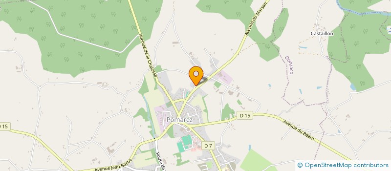 localisation de l'entreprise MADAME JEANNE DUTILH  POMAREZ