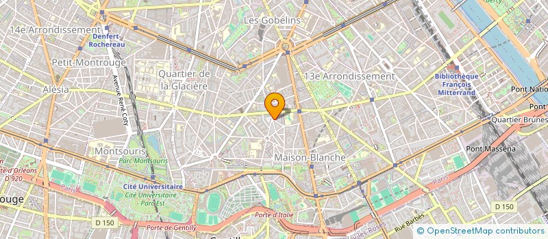 localisation de l'entreprise MADAME JEANNE EBAKA MPONGO  PARIS