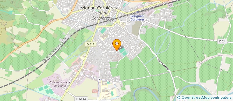 localisation de l'entreprise MADAME JEANNE ESCAFFRE  LEZIGNAN-CORBIERES