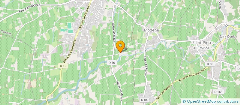 localisation de l'entreprise MADAME JEANNE ETCHEBERRY  CAROMB