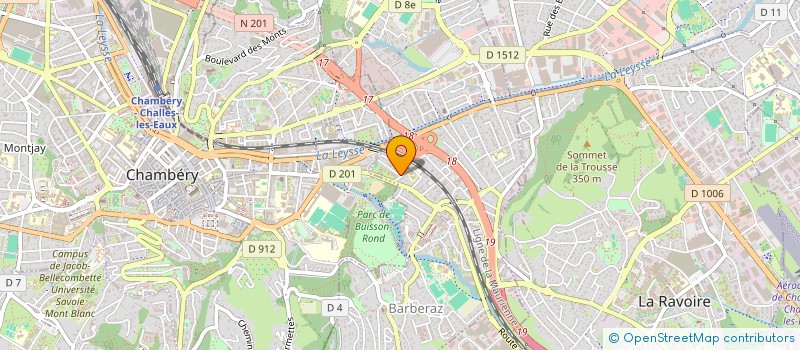 localisation de l'entreprise MADAME JEANNE FALCONNET  BARBERAZ