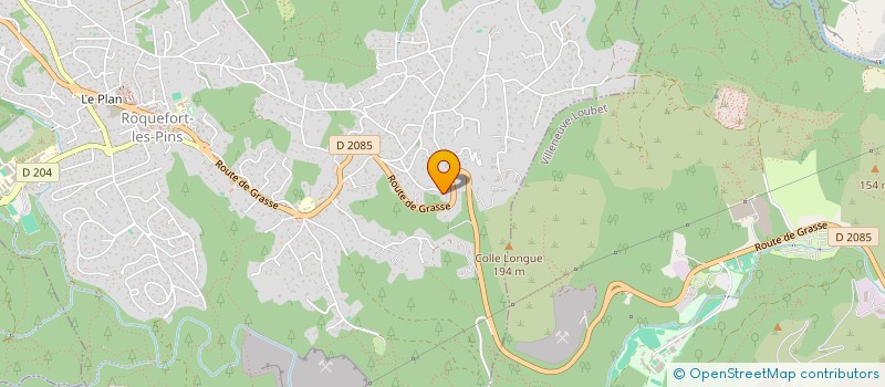 localisation de l'entreprise MADAME JEANNE FARAUT  ROQUEFORT-LES-PINS